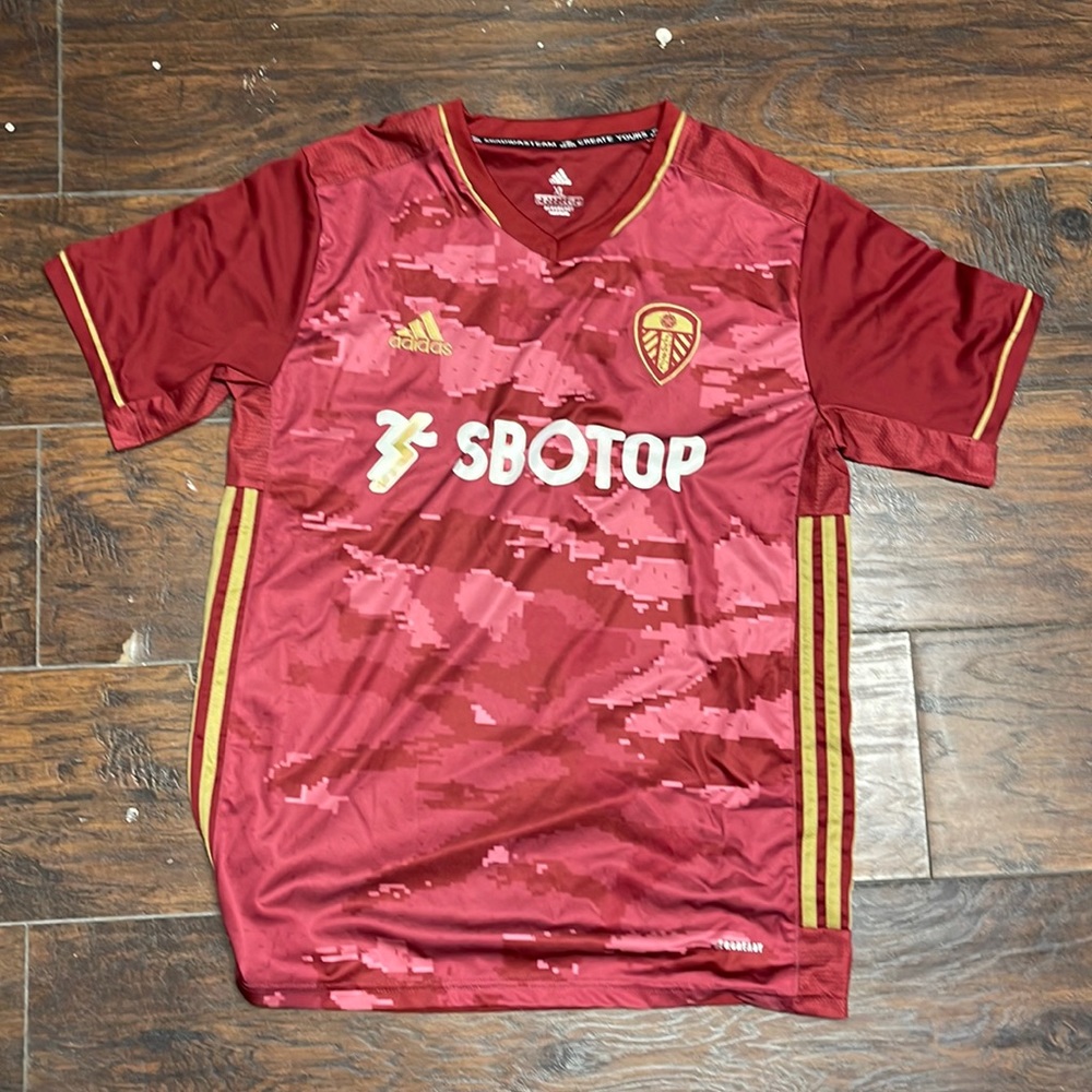 Leeds United soccer jersey adidas